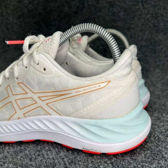 Asics Gel-Excite 8 Running Shoes Women's Size 7 White Athletic Training Sneakers - Picture 6 of 13